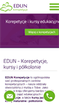 Mobile Screenshot of edun.pl